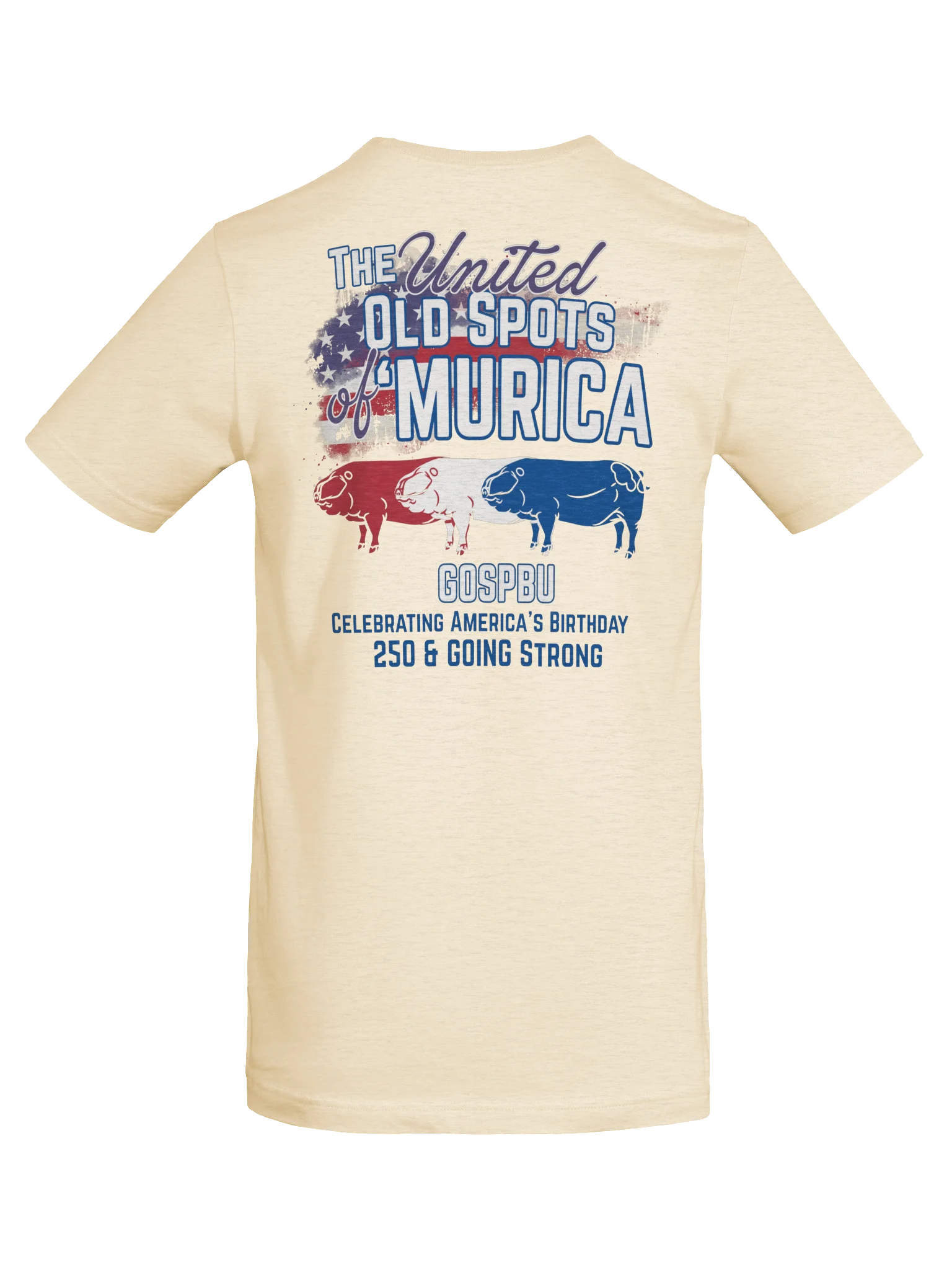 United Old Spots of Murica Patriotic Pig Tee product image (6)