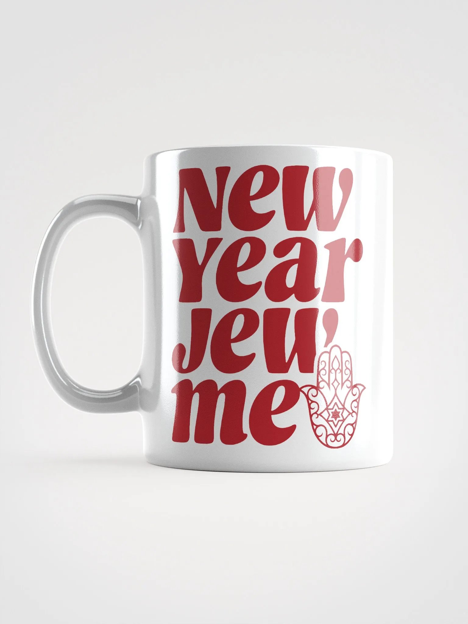 New Year Jew Me White Mug product image (3)