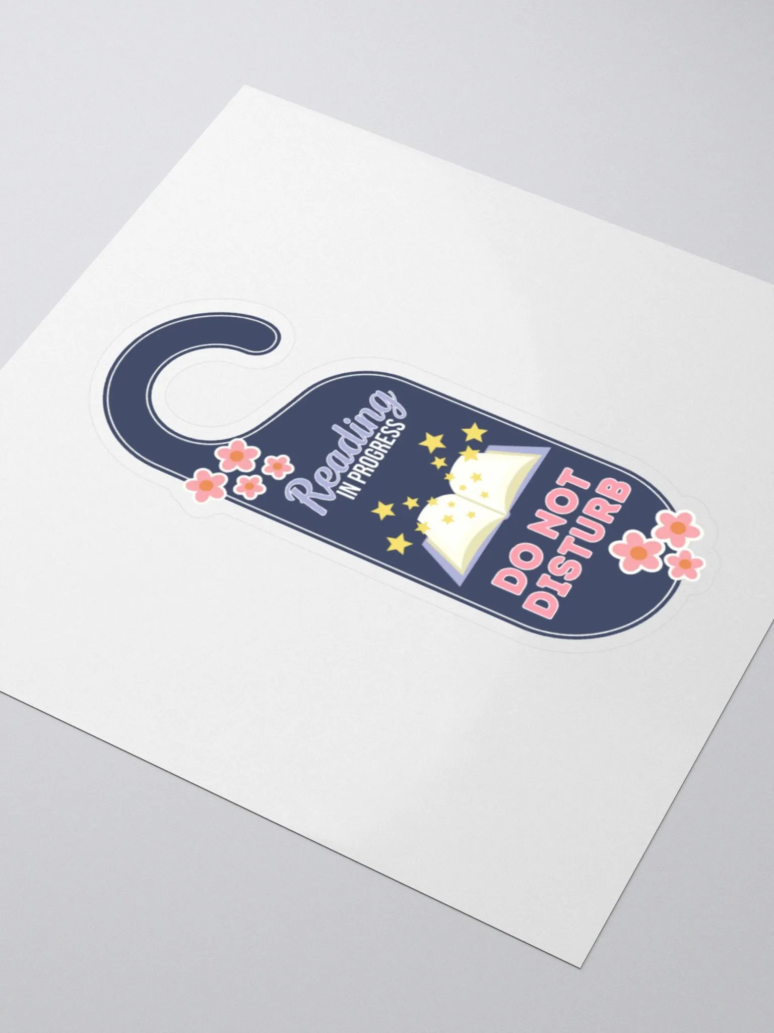 Reading in Progress - Do Not Disturb Sticker product image (3)