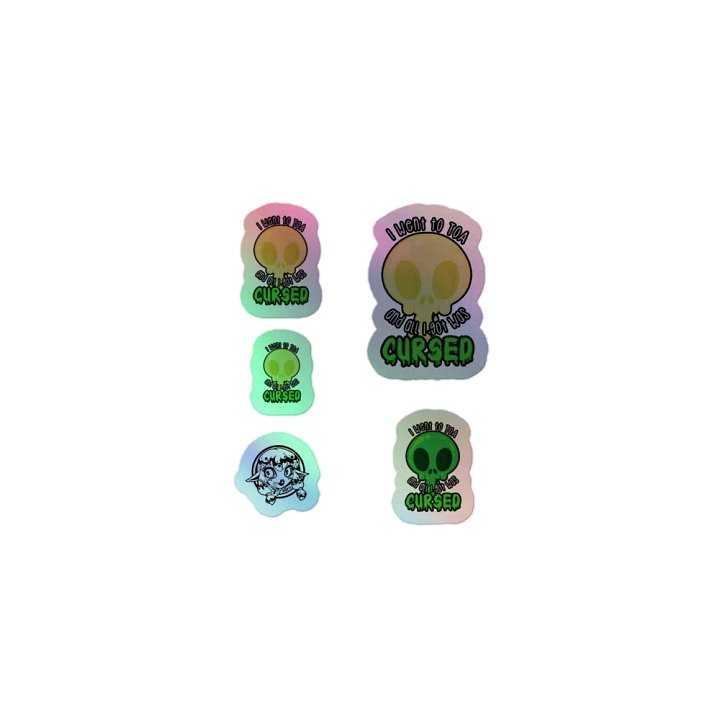 All I Got Was Cursed - Rogue - Holo Sticker Sheet product image (1)