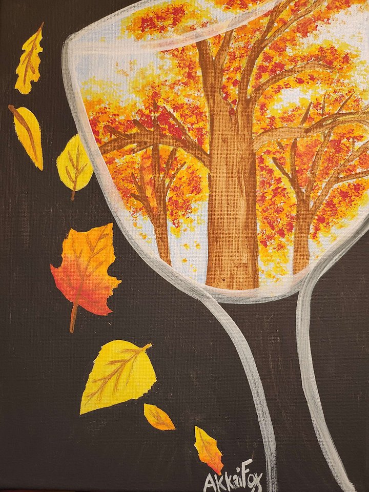 Autumn Wine - 12 x 9 Painting product image (1)