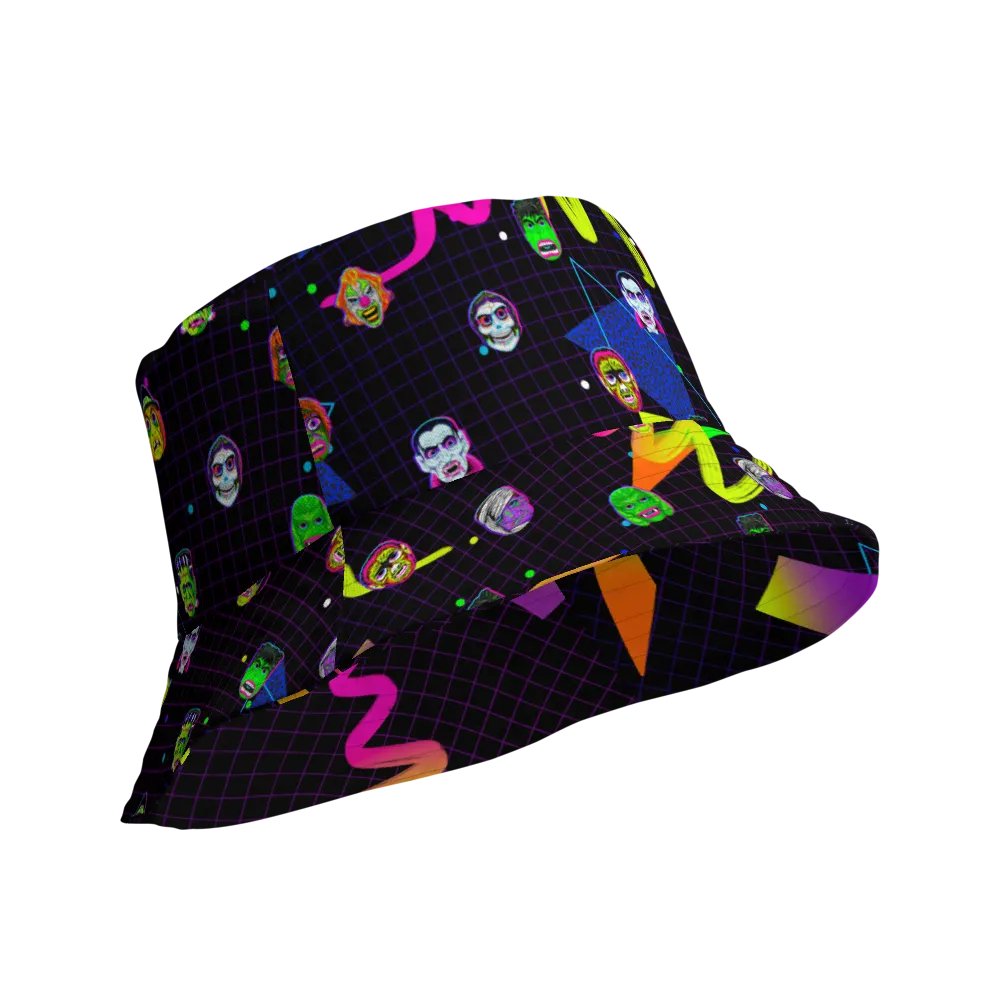 Horror icons Bucket Hat product image (12)