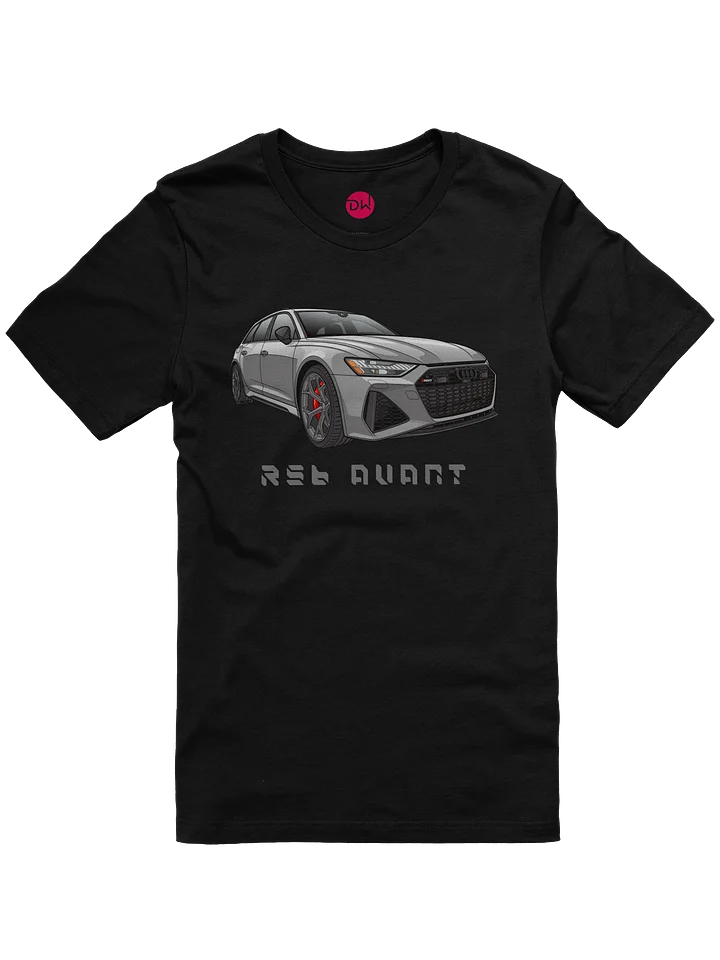 Grey Audi RS6 Avant Shirt (Retro, Sketch, Silhouette) product image (7)