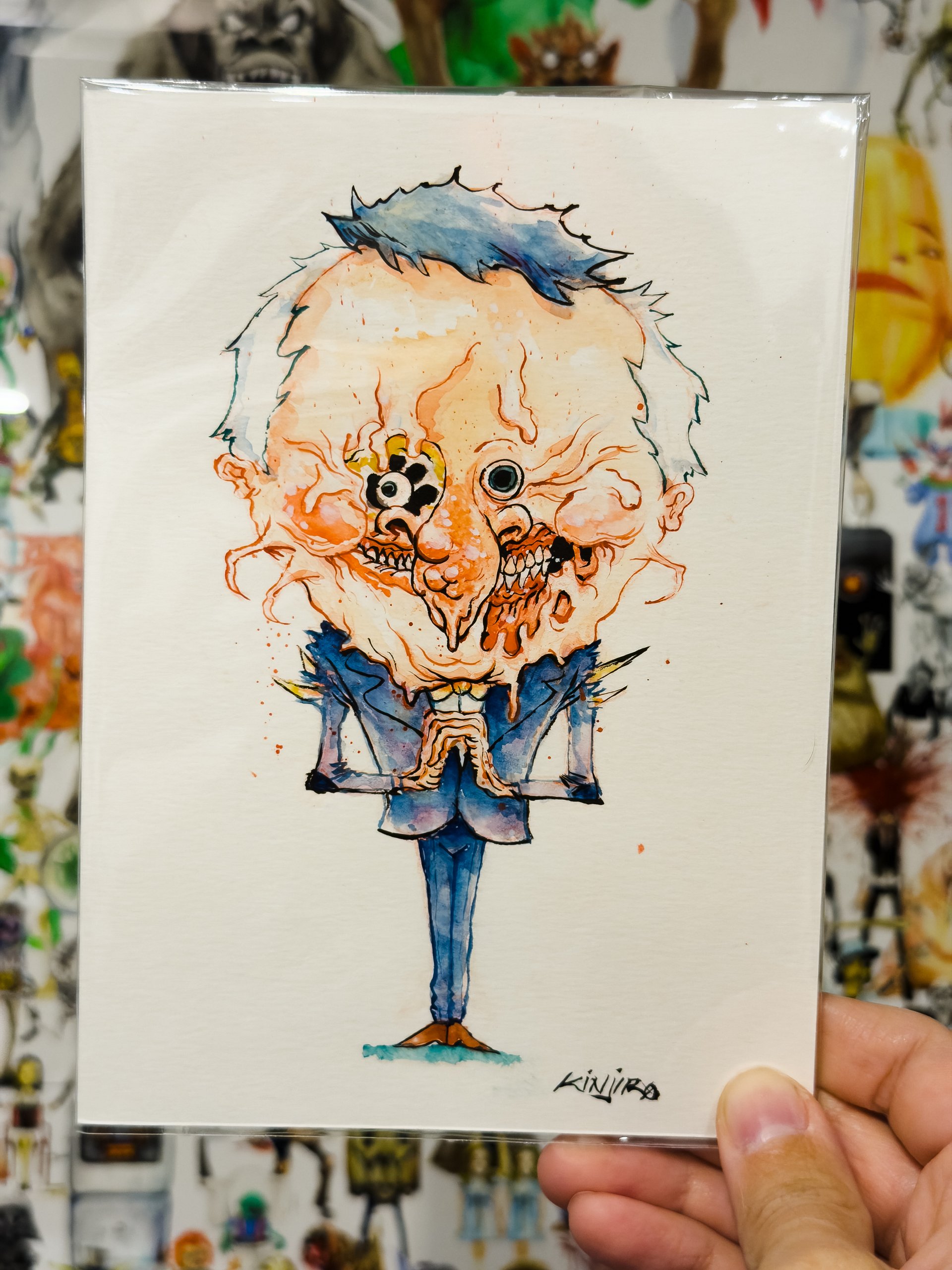 MR. BOSS! (Original Watercolor Painting) product image (2)