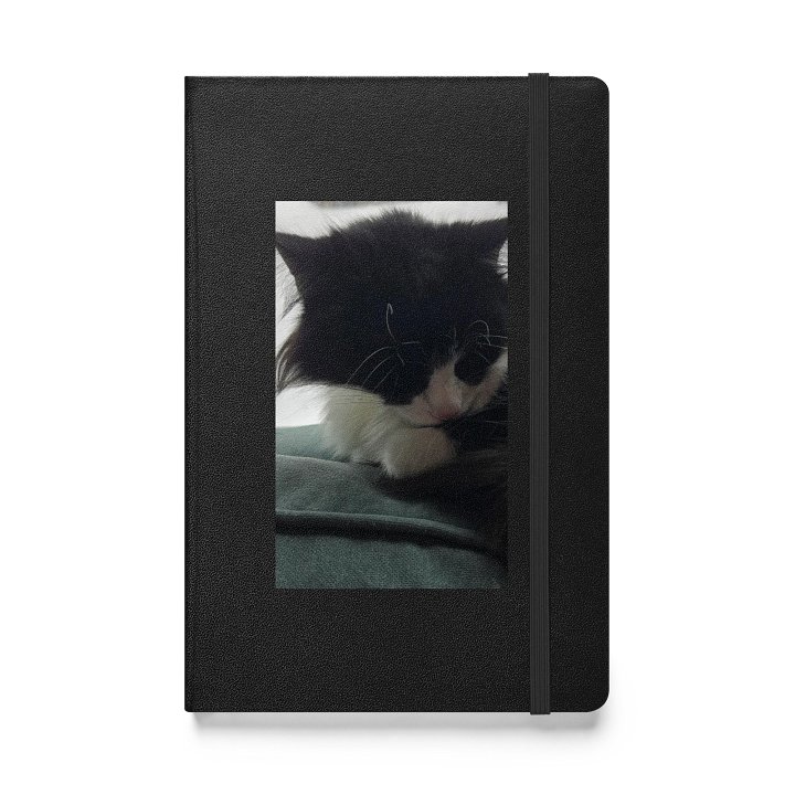 Fluffy Cat Hardcover Journal product image (1)