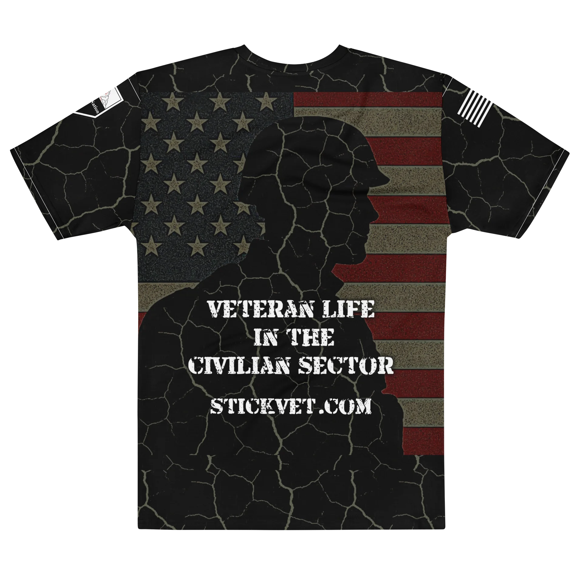 Cracking Under Patriotism Cotton Shirt product image (2)
