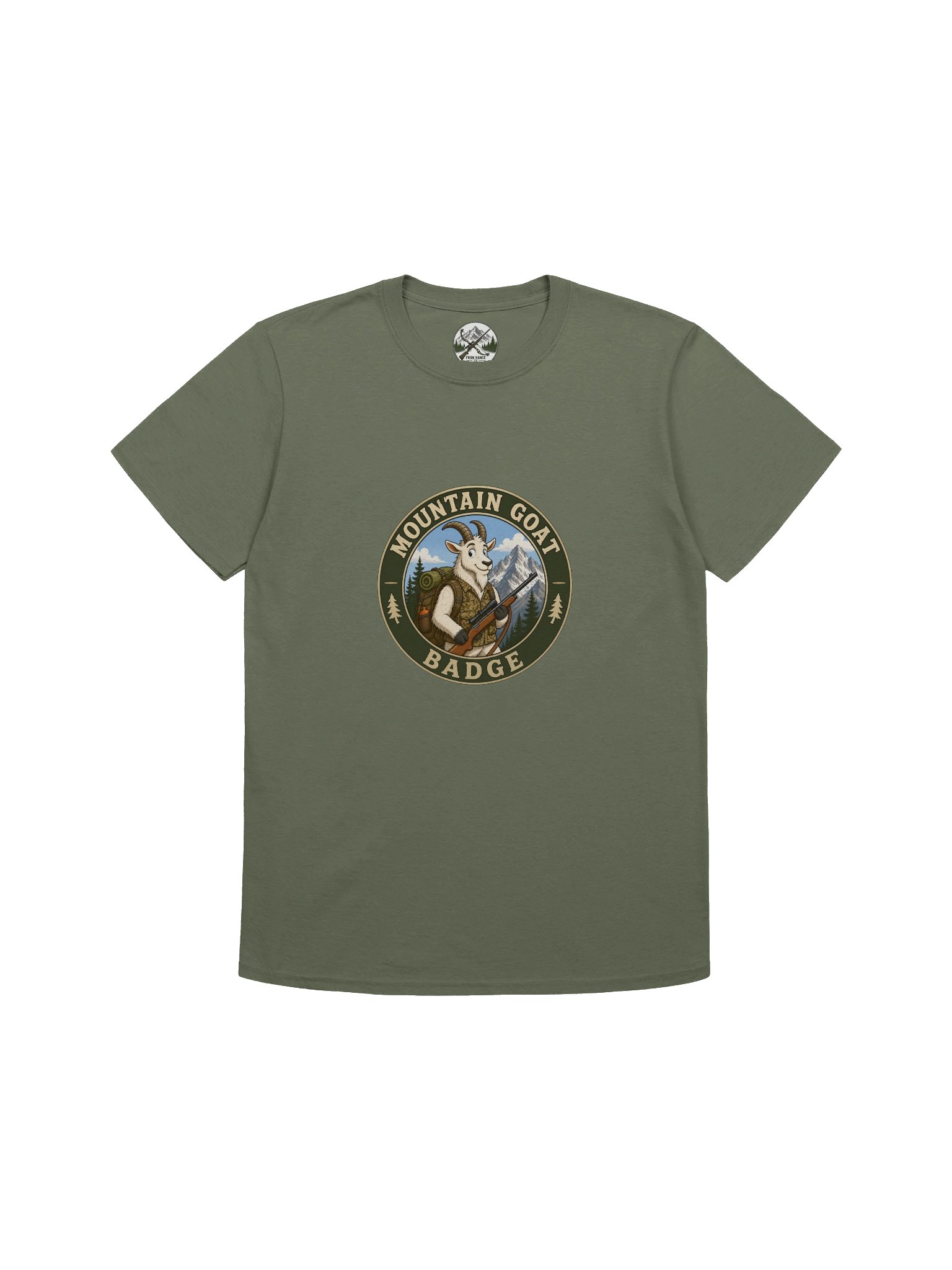 Mountain Goat Badge Tee product image (1)