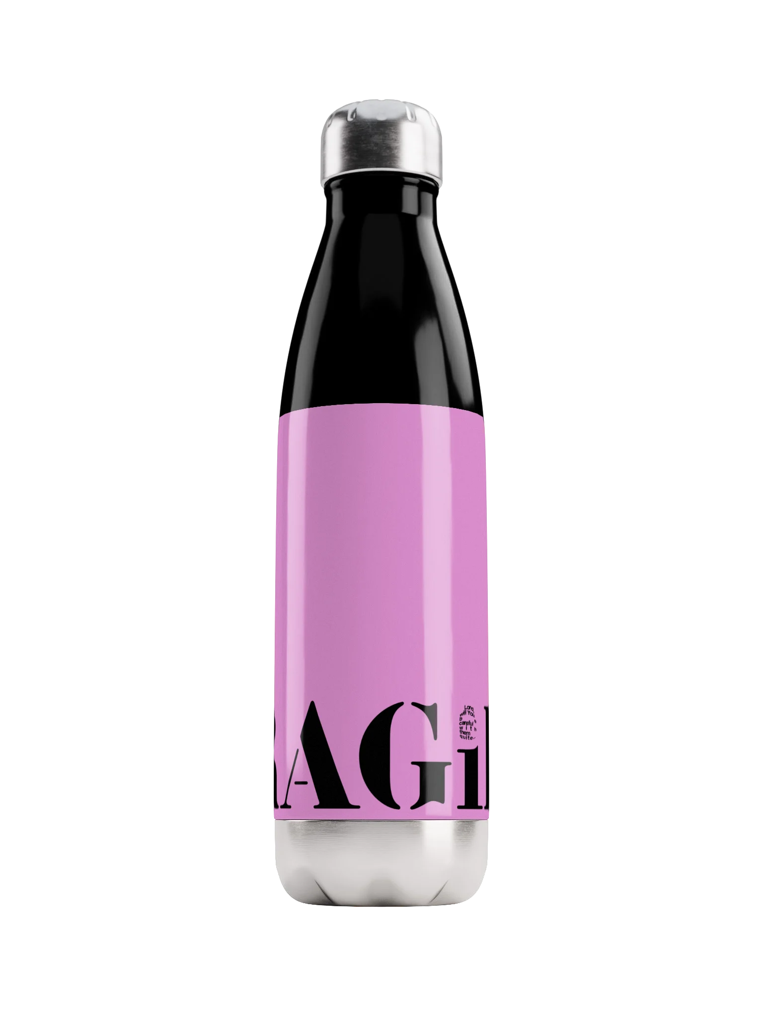 FRAGiLE Ice Pink Stainless Steel Water Bottle product image (1)