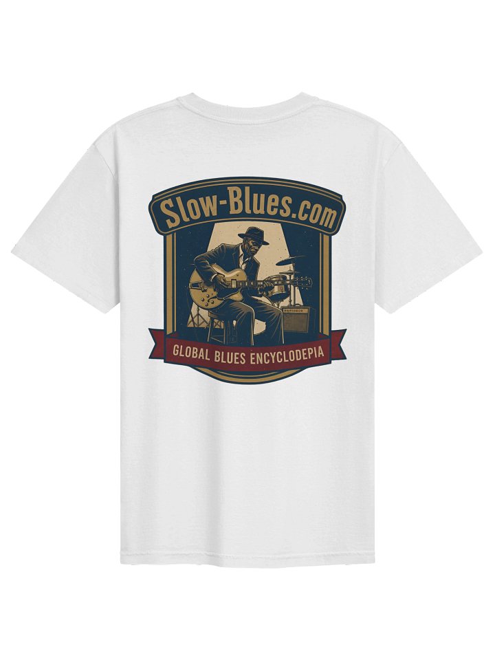 Slow Blues Vintage Logo Heavyweight Tee product image (2)