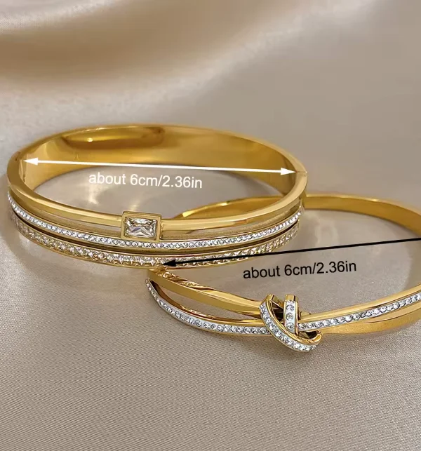 Bracelet « Éclat Précieux » - Acier Inoxydable product image (6)