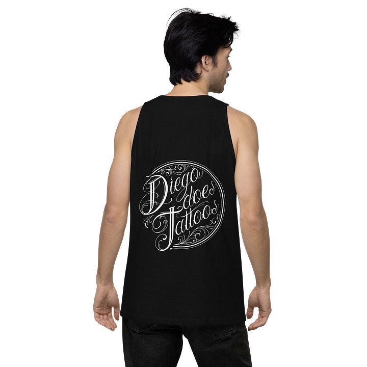 White Logo singlet - male product image (1)