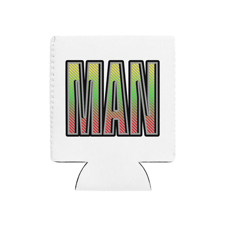 Man Manitoba Reflective Can Cooler product image (1)