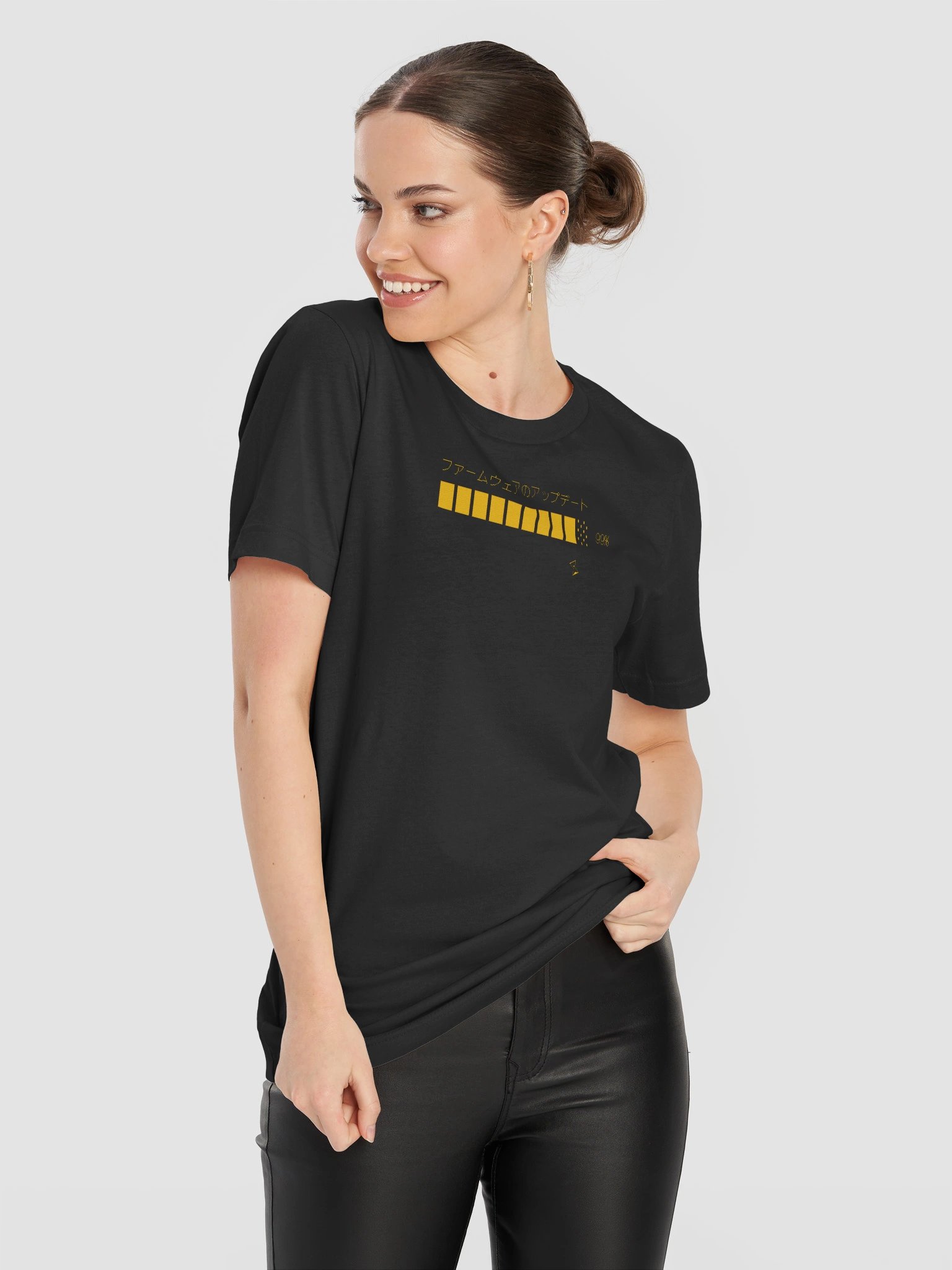 99% Firmware Update Glitch Japanese Katakana T-shirt product image (14)