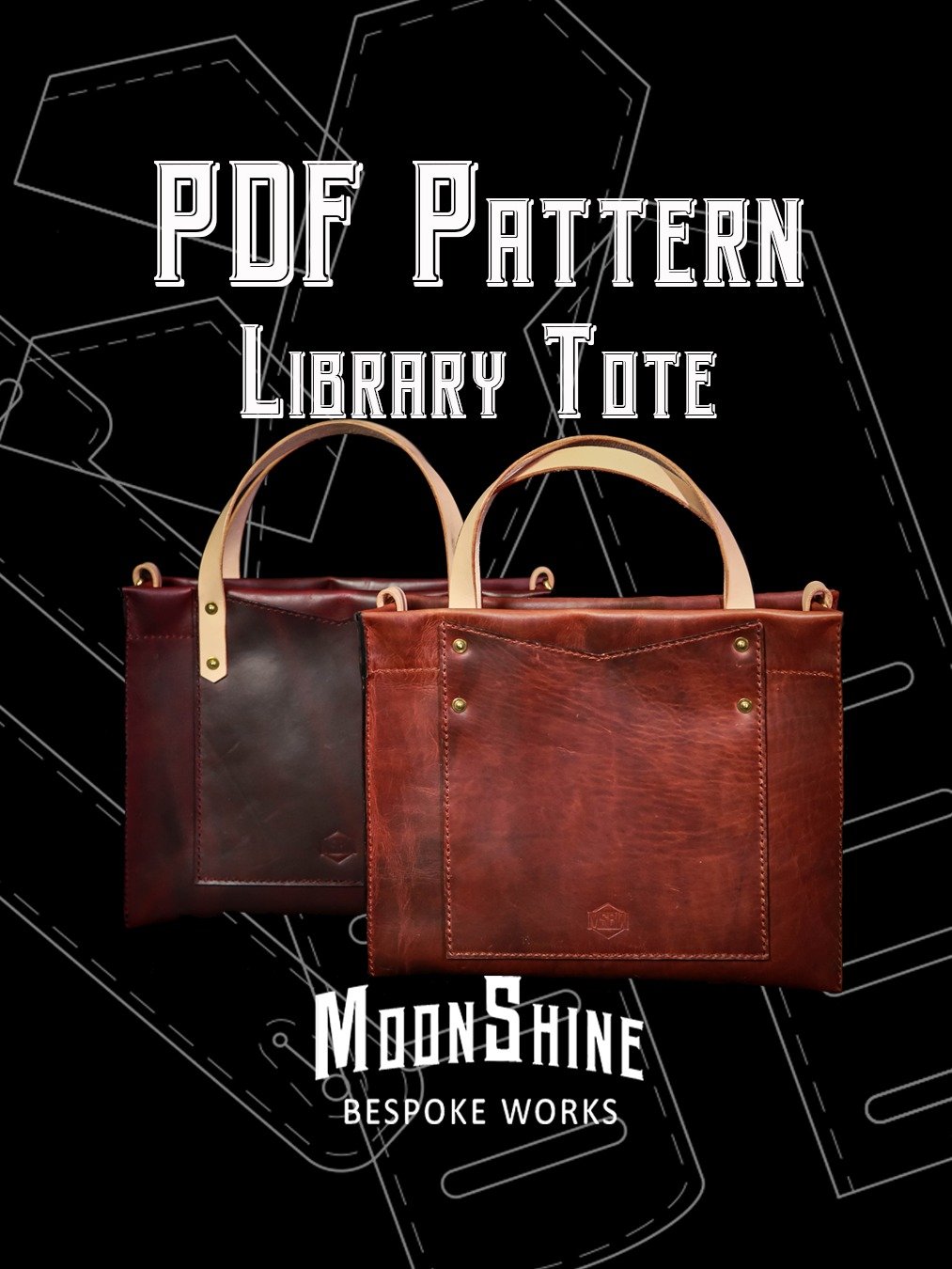 Medium Library Tote PDF Pattern product image (1)