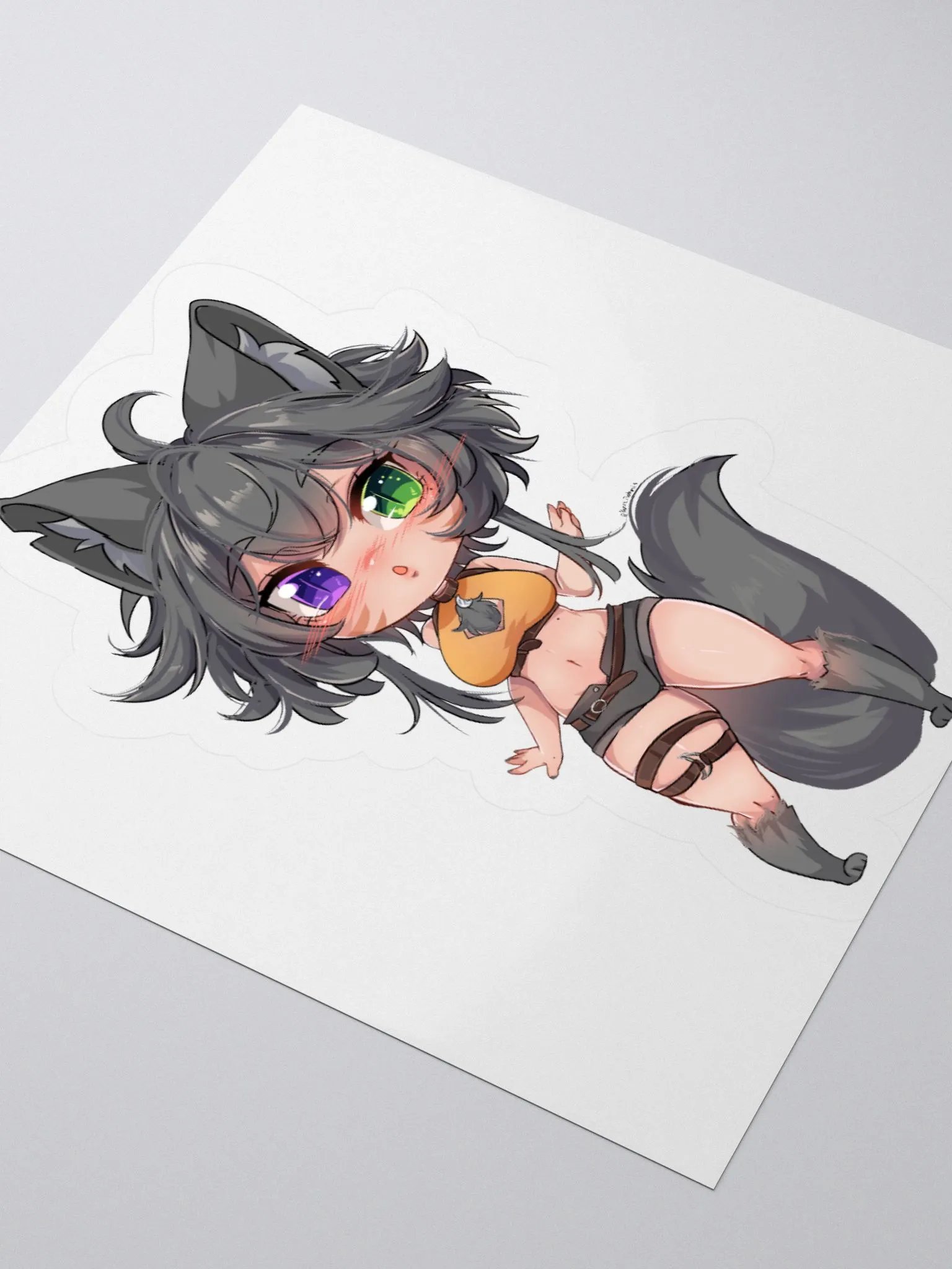 WolfcatRisi Thicc Chibi Sticker product image (8)