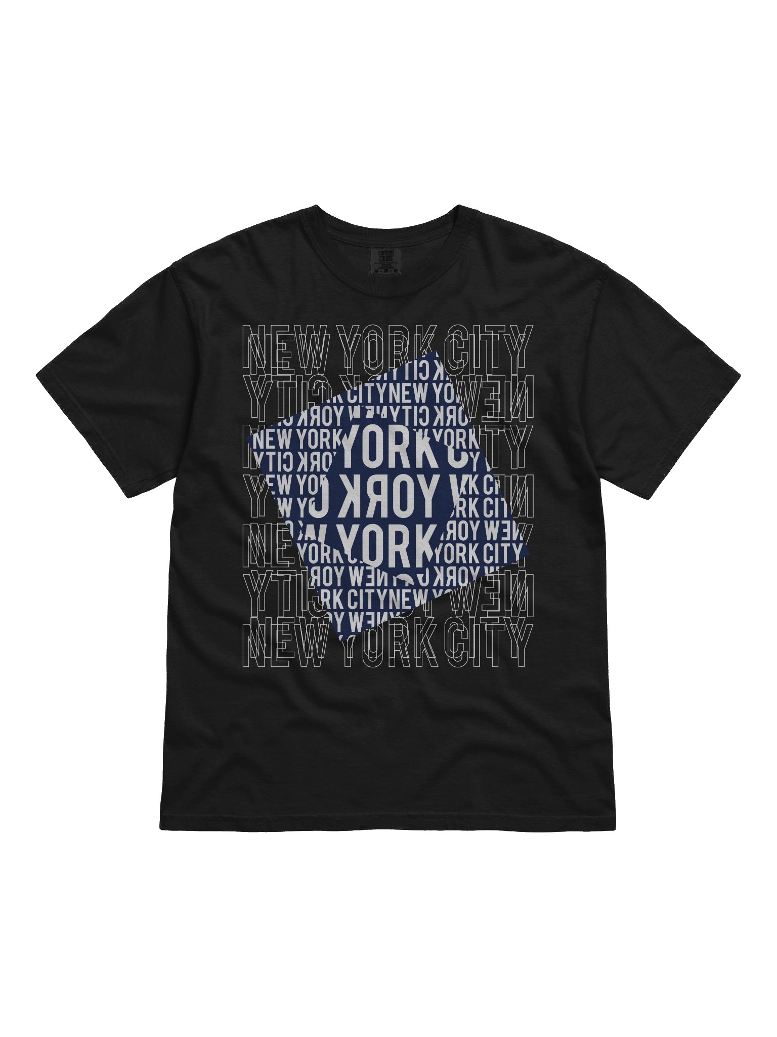 Retro New York City Urban Typography T-Shirt for Casual Wear product image (1)