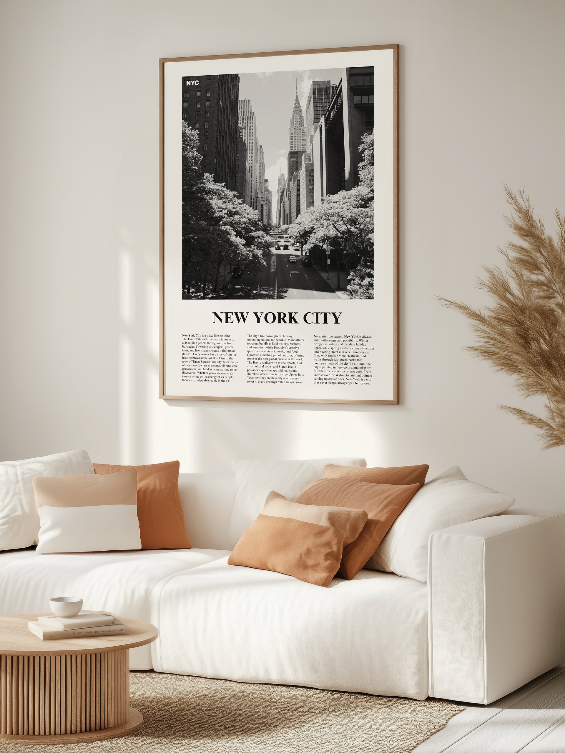 New York City 01 Newspaper Poster | Framed product image (3)