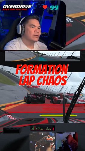 Formation Lap Chaos #fyp #gamer #simracing #gaming #lemansultimate