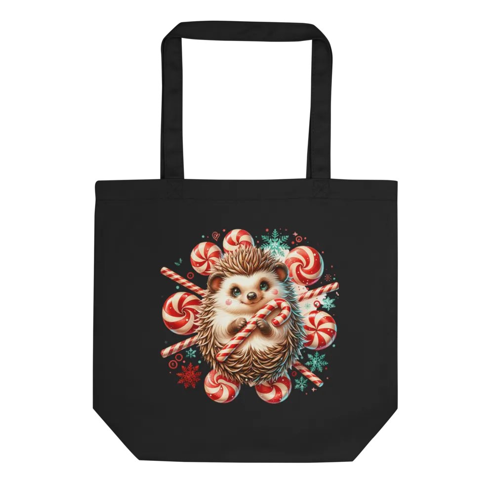 Eco-Friendly Totoe Bag - Christmas Baby Hedgehog product image (1)