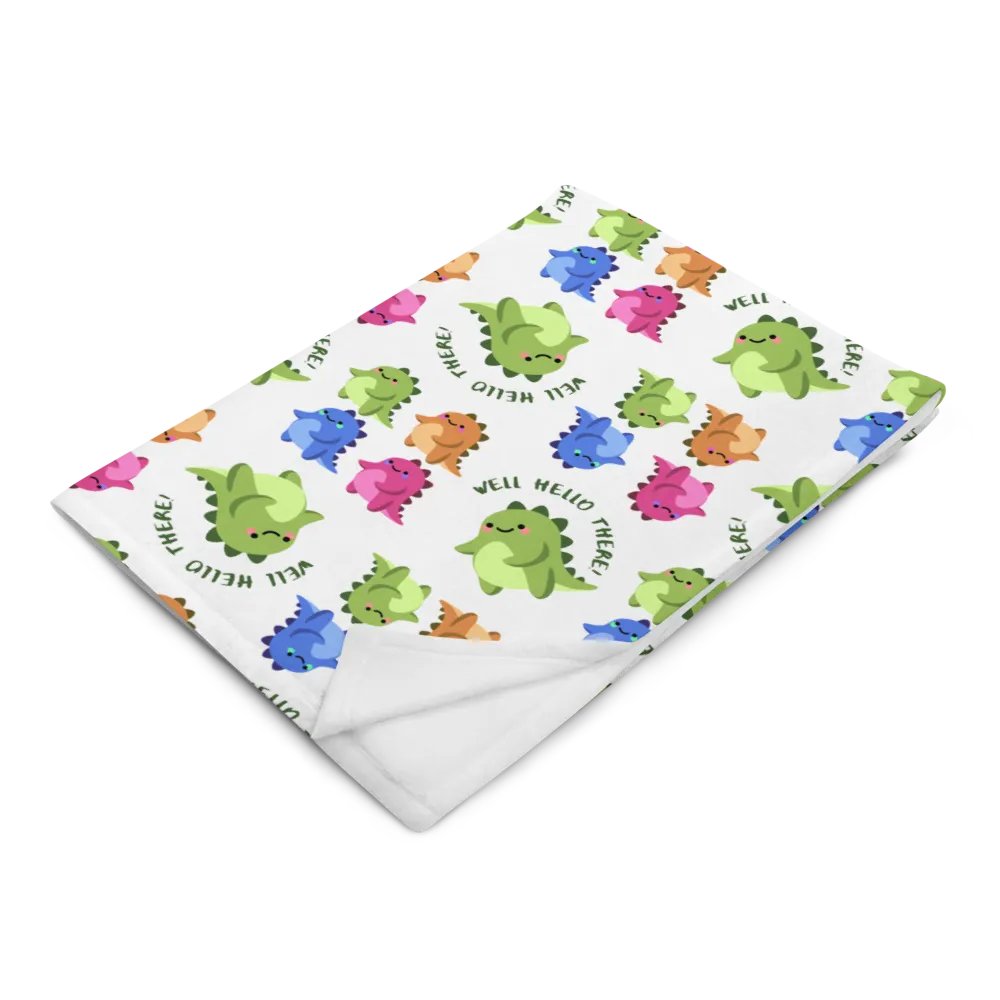 Cute Coloured Dinosaur Blanket product image (9)