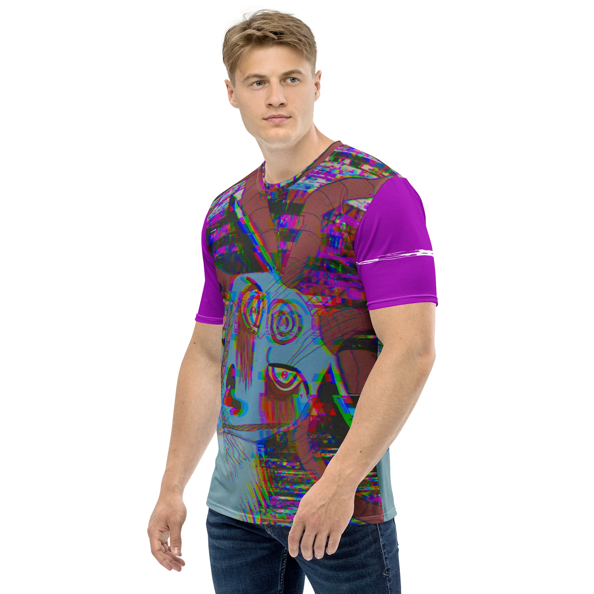 The Glitch is back-All over print T shirt product image (3)