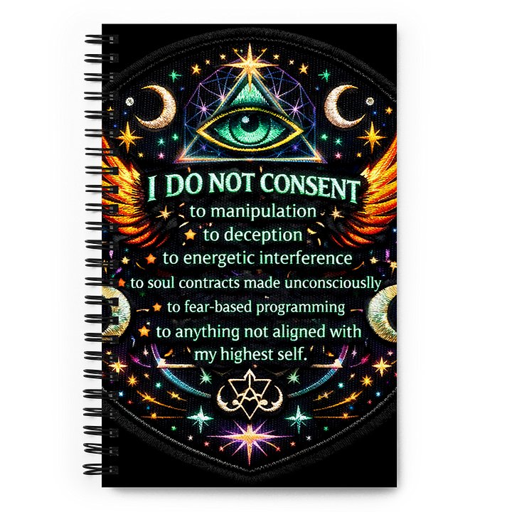 I Do Not Consent -Spiral Notebook product image (1)
