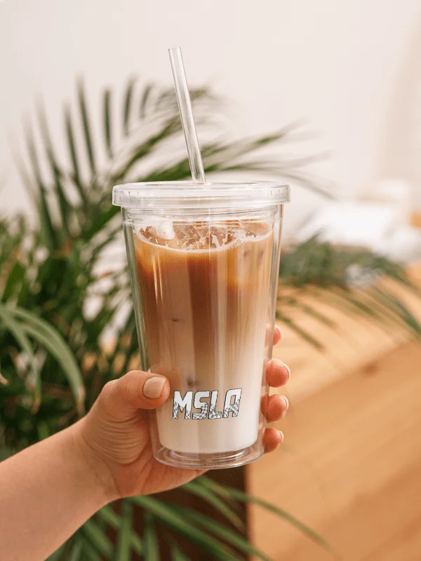 The Takeover - Double Wall Clear Plastic Tumbler product image (2)