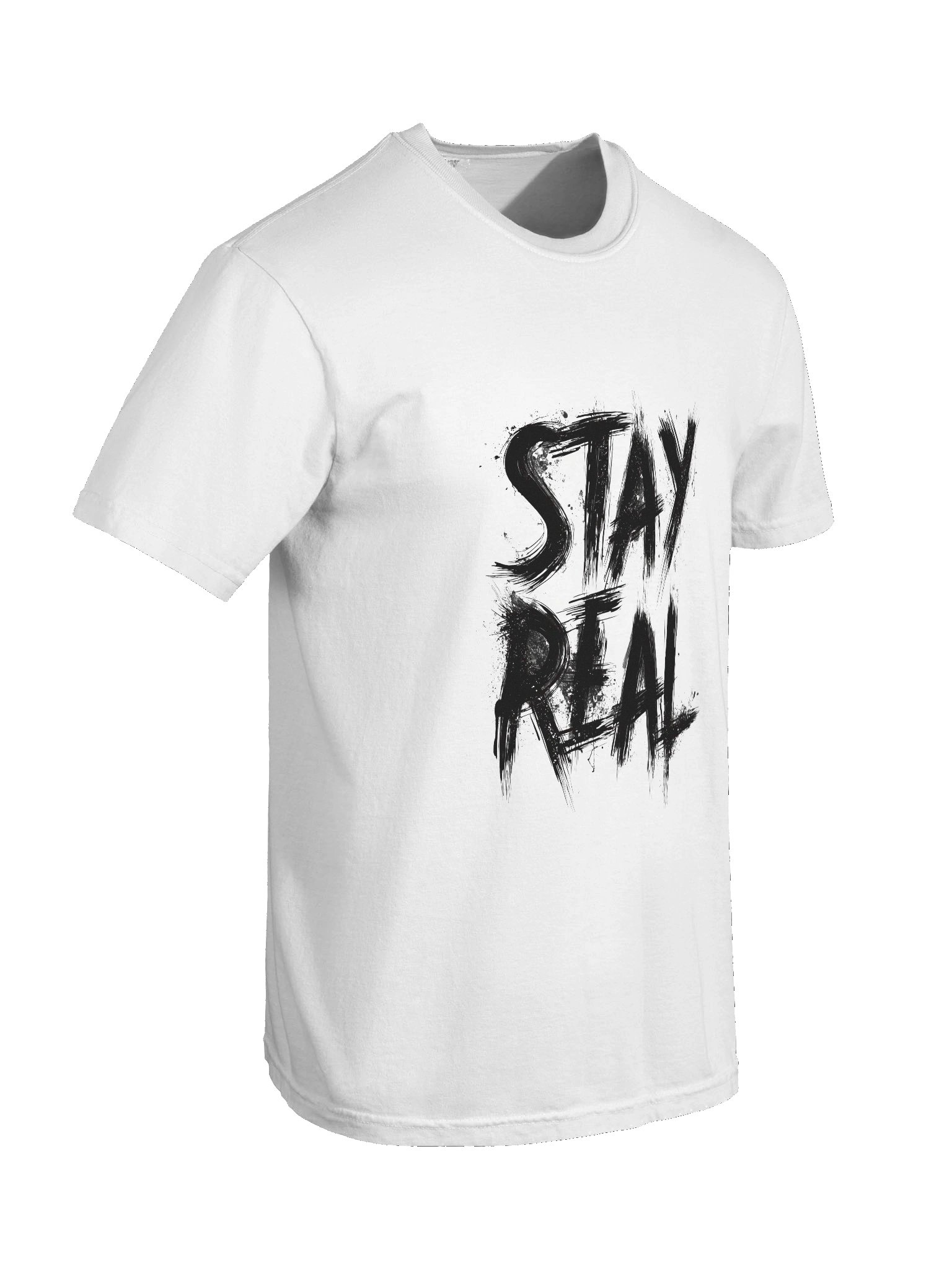Stay Real – Grunge Street Art Tee product image (8)