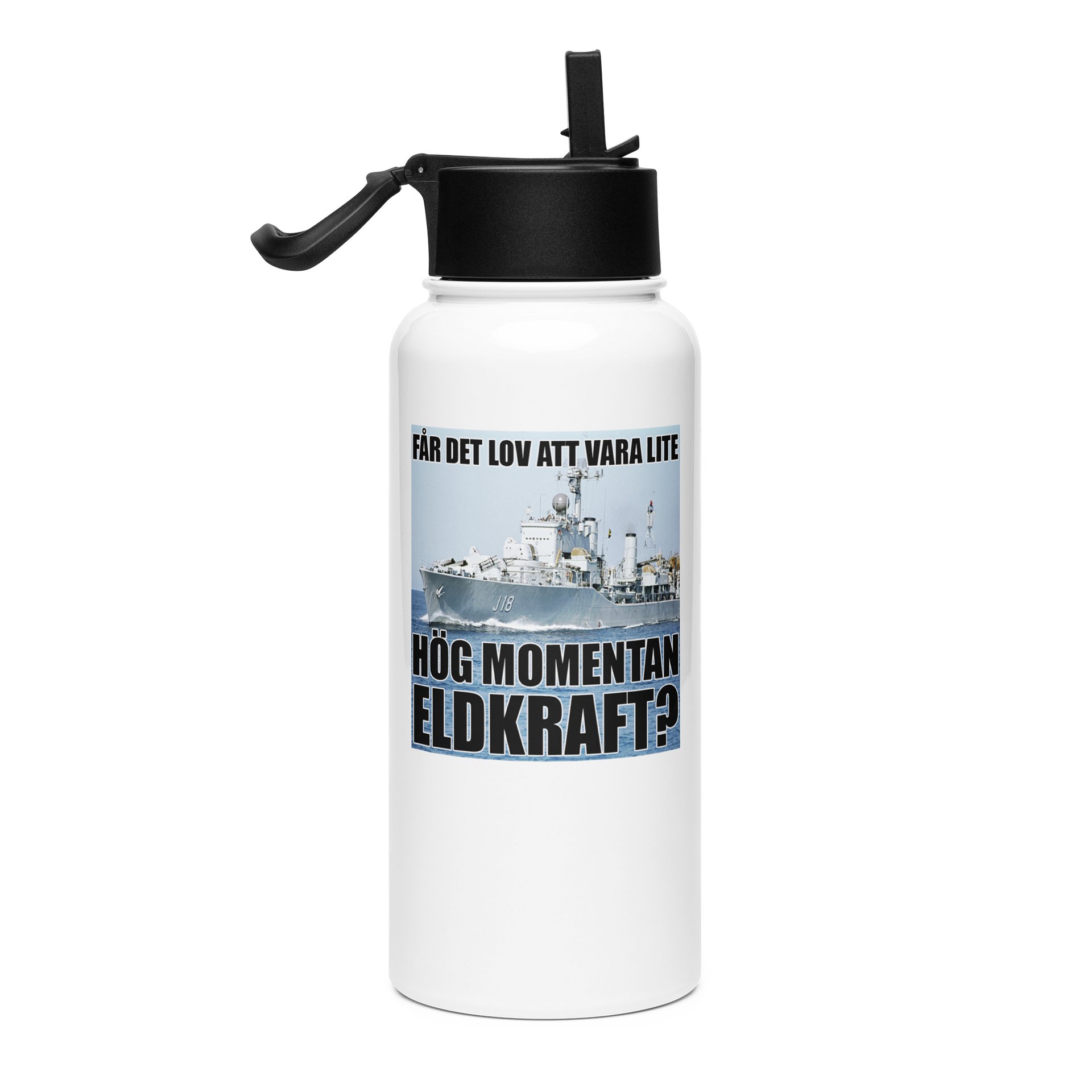 Får det lov att vara lite hög momentan eldkraft? -Halland (Vattenflaska) product image (1)