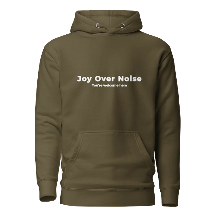 Joy Over Noise Hoodie - Cotton Heritage product image (29)