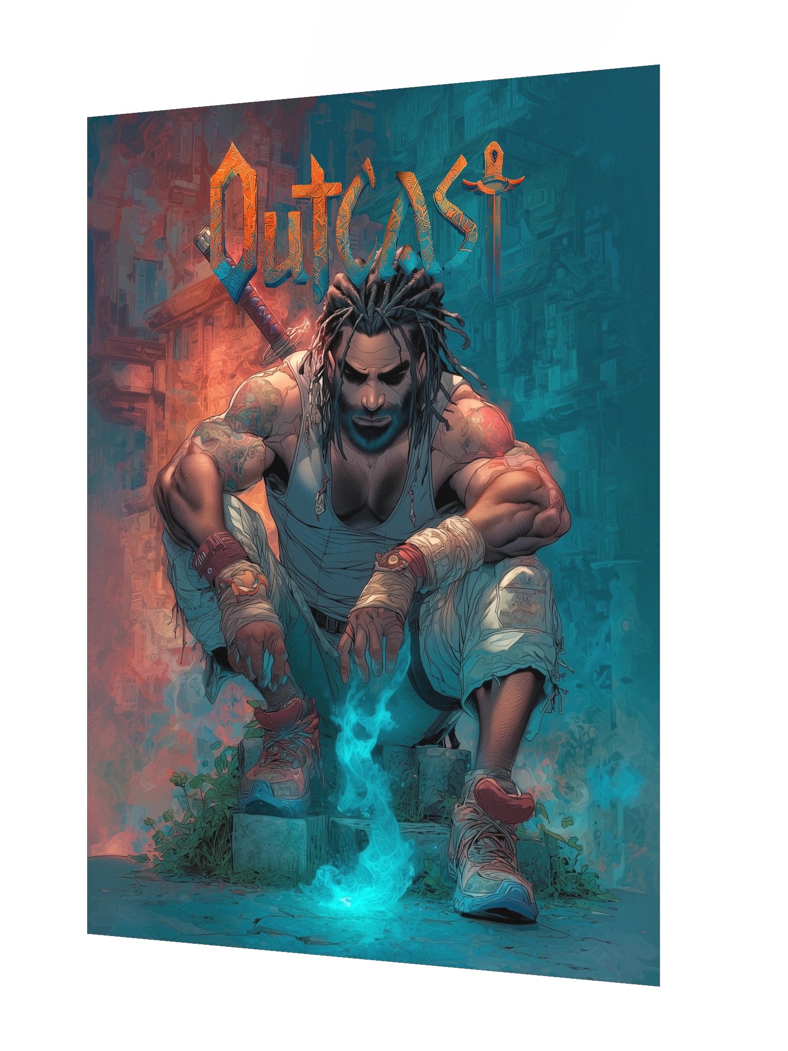 Outcast - In the Beginning (issue 1 cover art) - Premium Matte Poster product image (2)