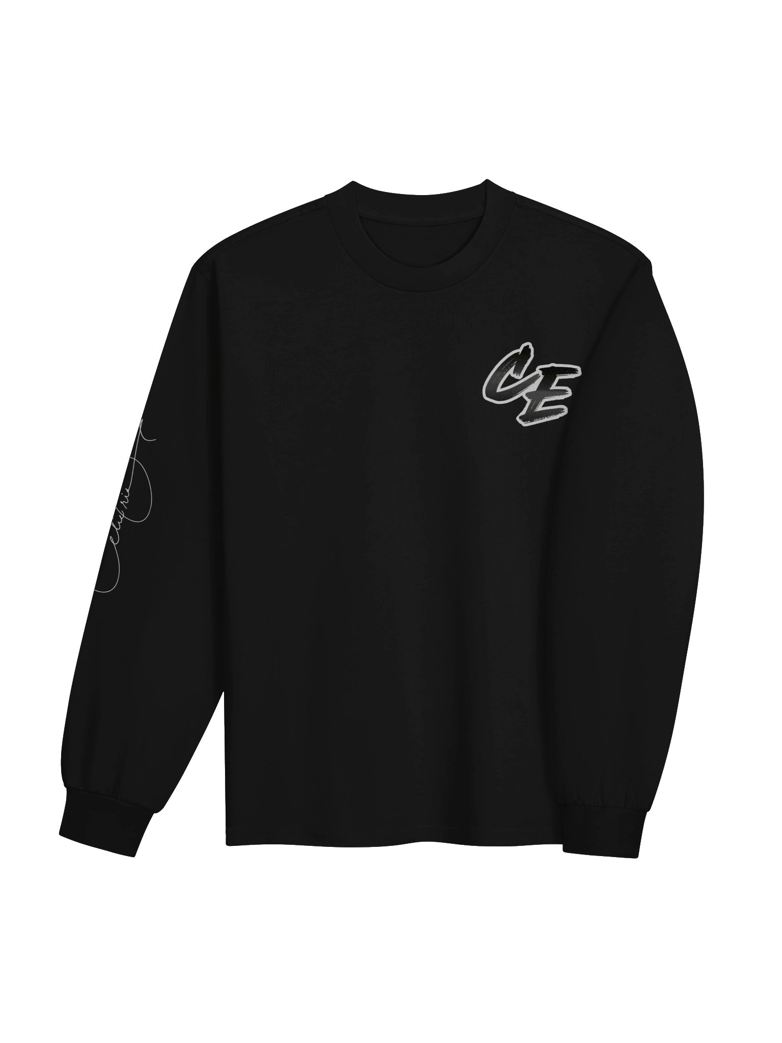B&W Graphic Pullover (Black) product image (4)