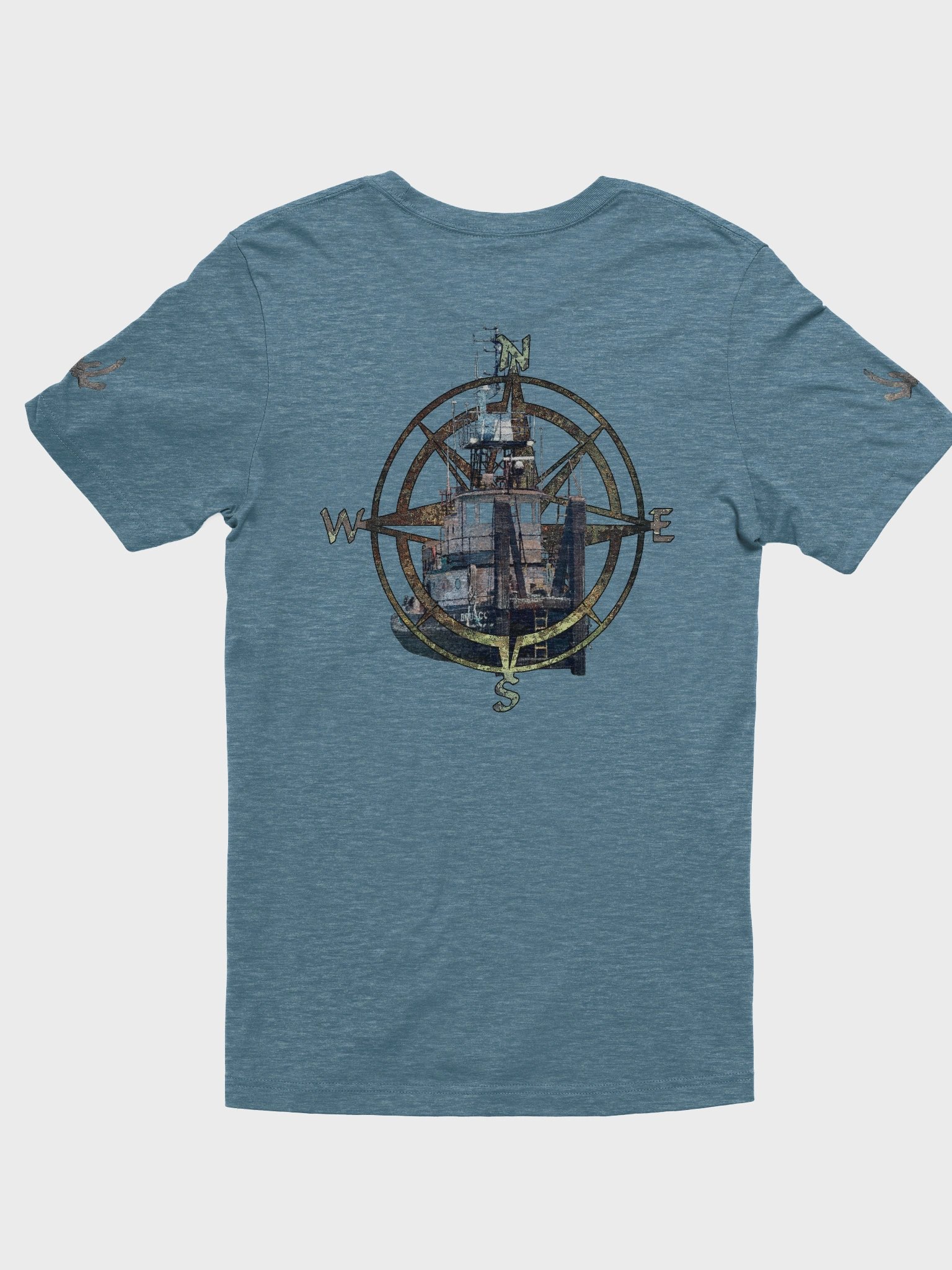 Compass Rose & Terri L. Brusco – Vigilant Marine Workwear | Twin Anchor Apparel Sternwatch Tee Line product image (3)