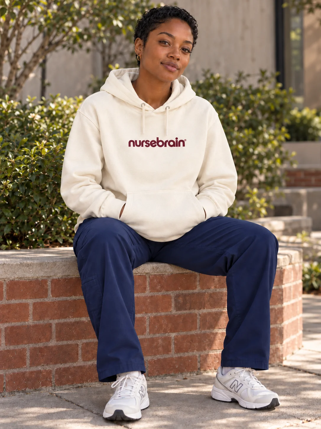 NurseBrain® Circular Hoodie product image (2)