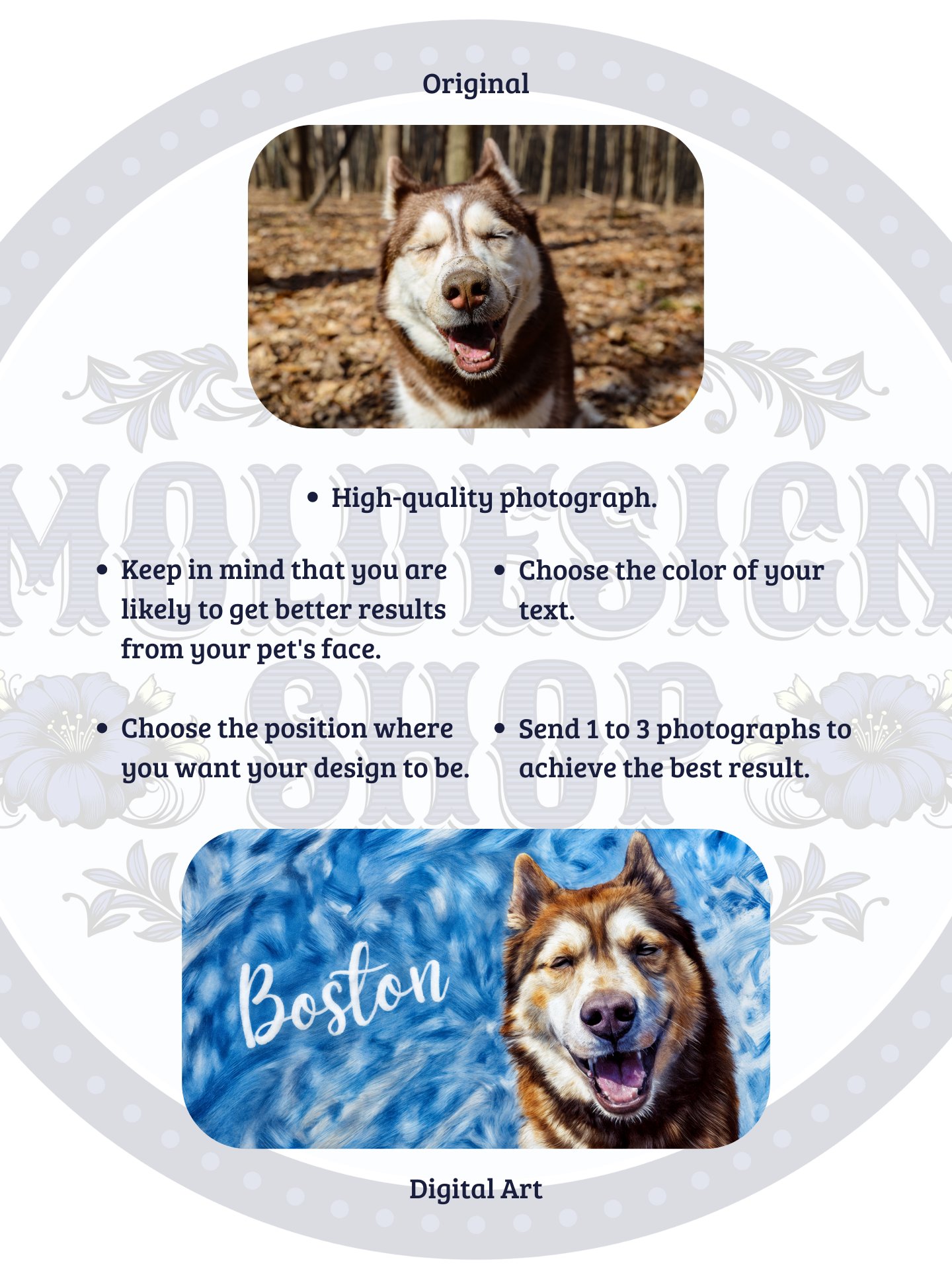 YOUR BEST FRIEND! / DESK MAT WITH PERSONALIZED NAME / 15,5" x 31,5" product image (5)