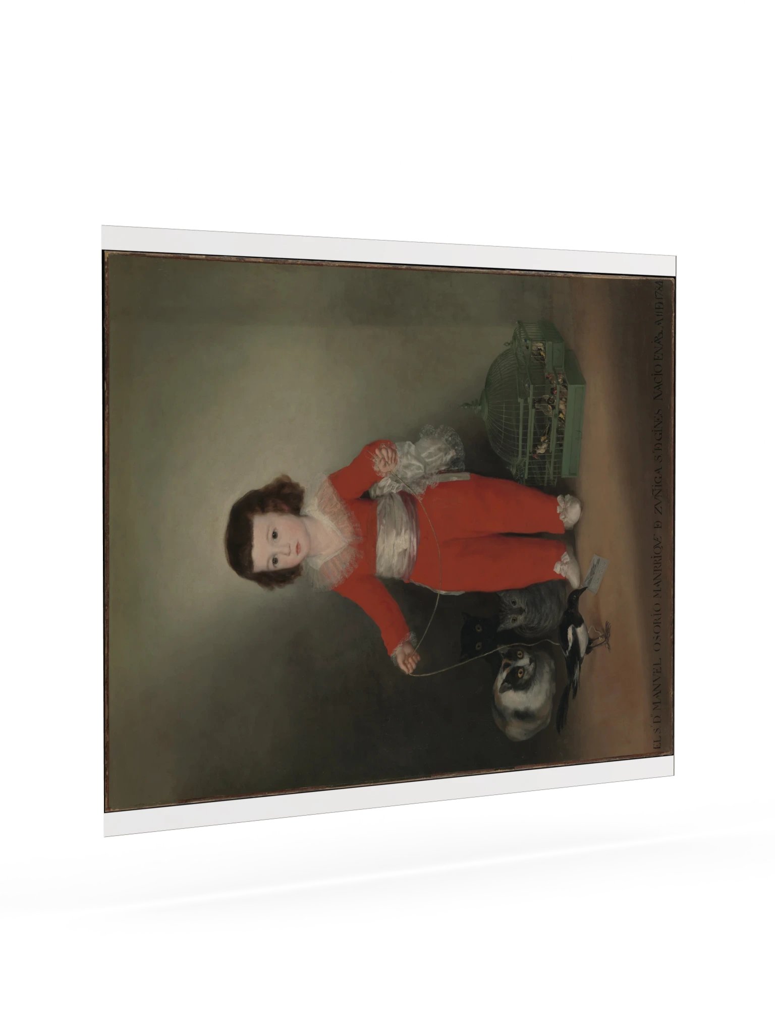 Goya, The Red Boy: Manuel Osorio (1787–1788) Fine Art Print product image (35)