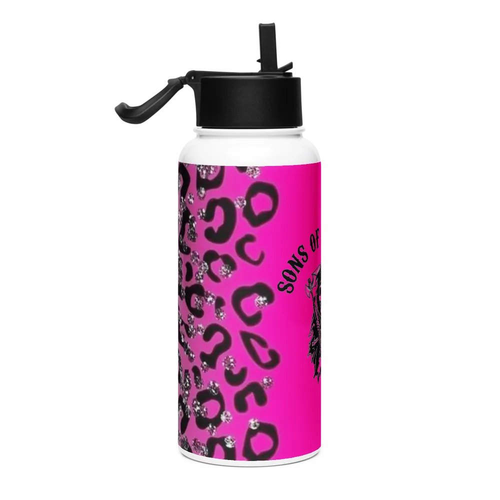 Grim Reaper Leopard Stainless Steel Bottle product image (4)