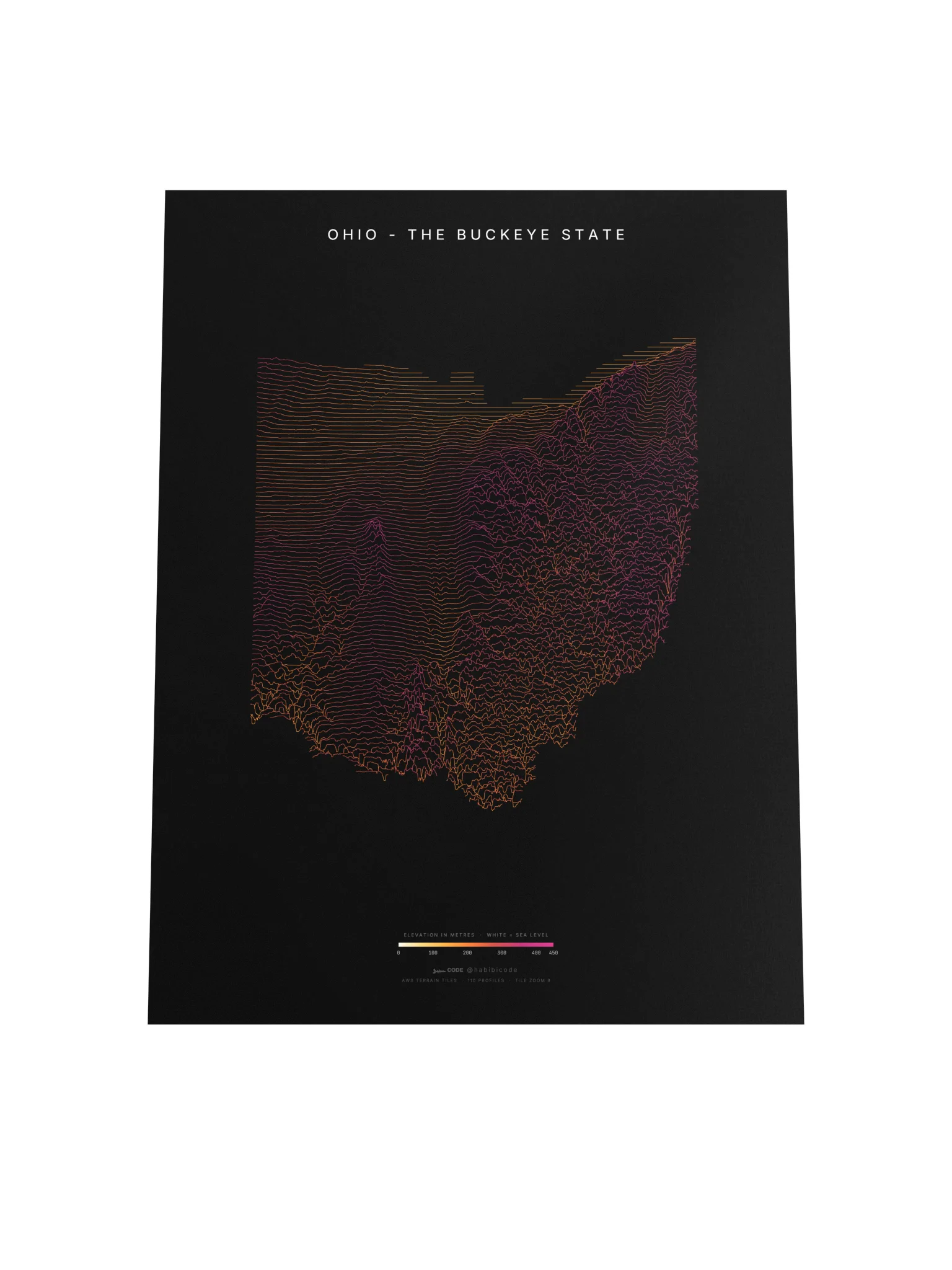 Ridgeline Poster - Ohio product image (4)