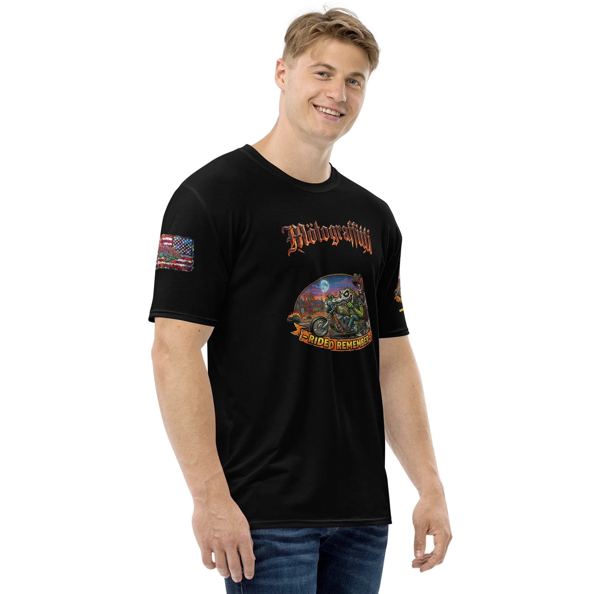 MötoGraffitti "MötoGätor Ride to Remember" Ridin Tee product image (4)