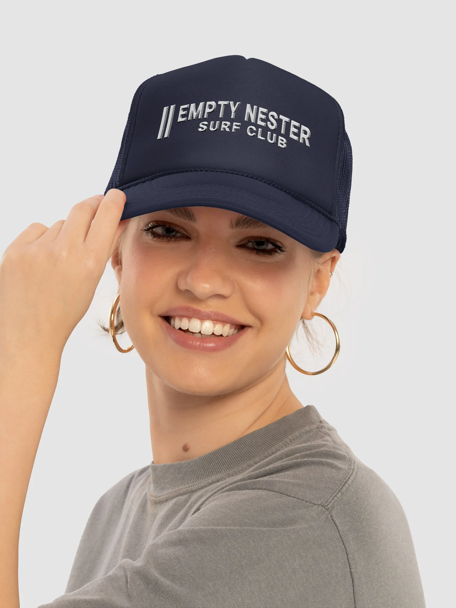 Empty Nester Surf Club Foam Trucker Hat product image (5)
