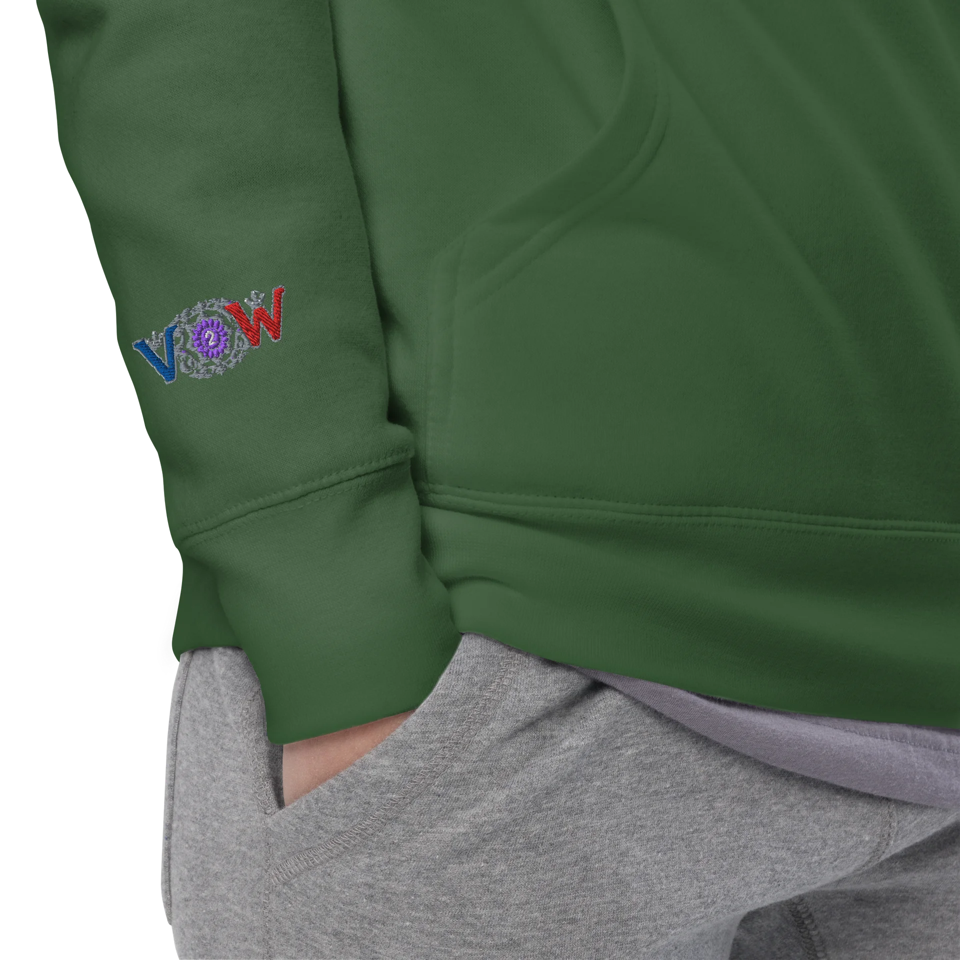 V2W Gaia “ mother of the Earth” Forest hoodie product image (6)