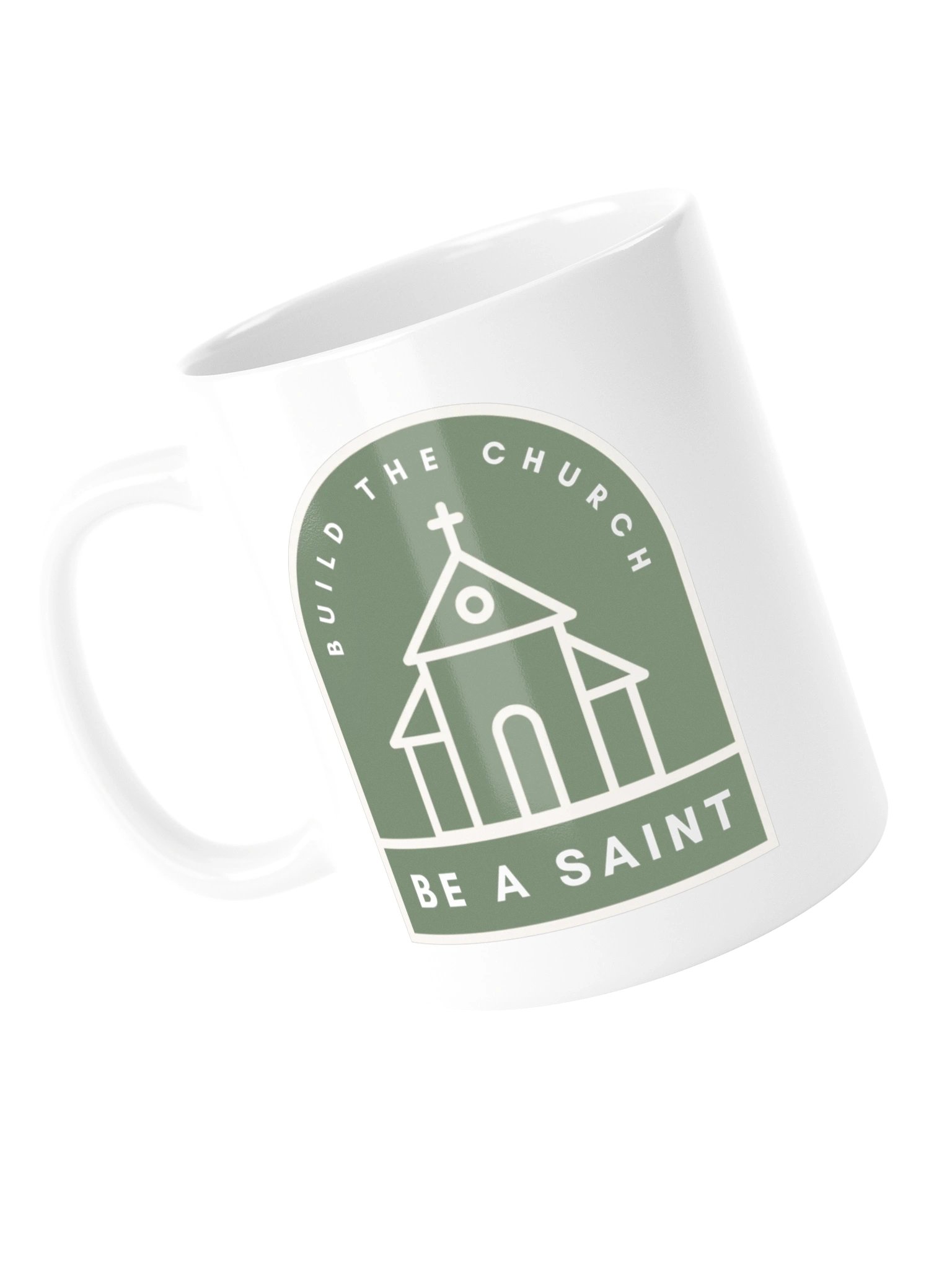 Build the Church, Be a Saint Mug (Green) product image (13)