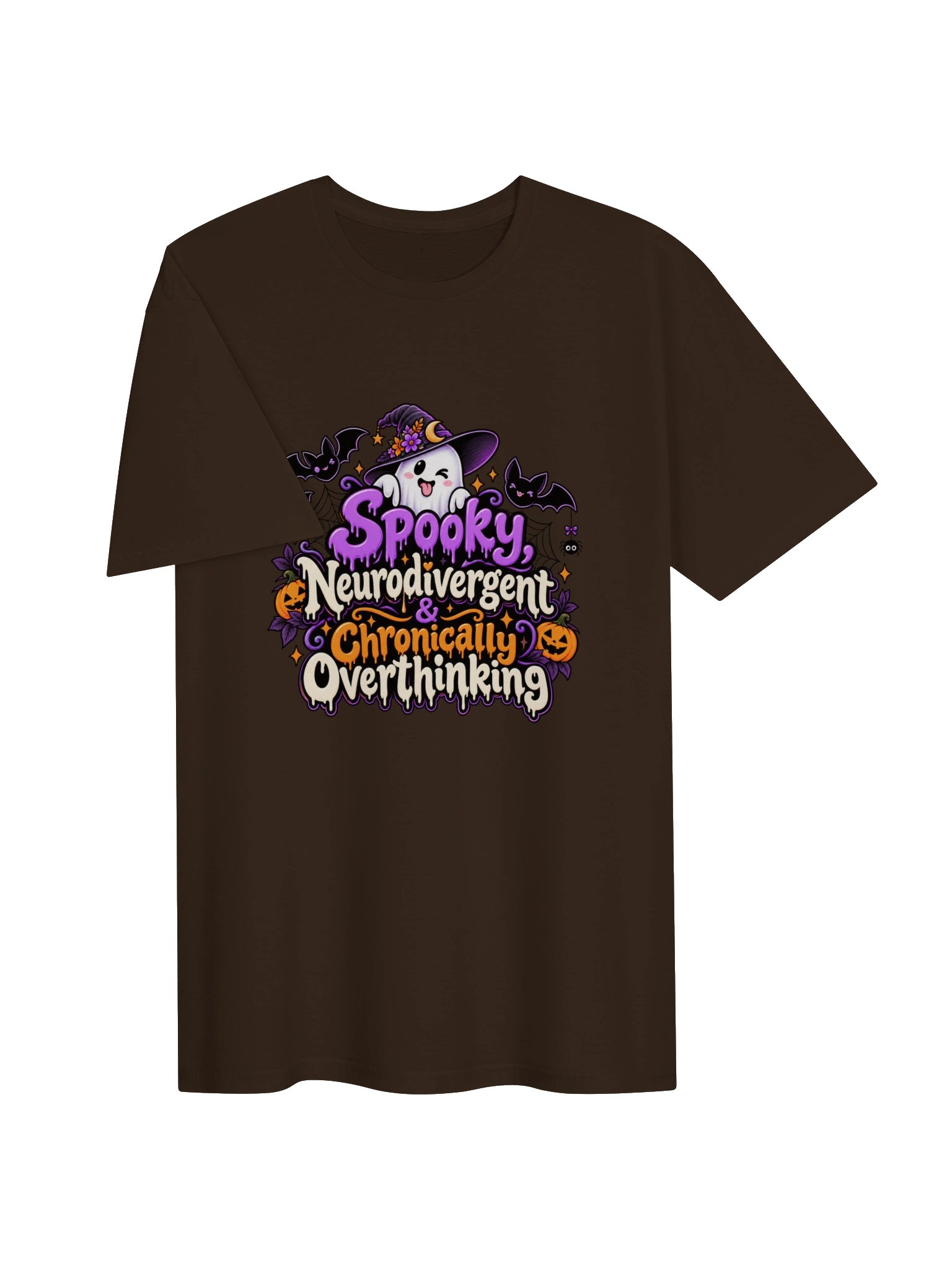 Spooky, Neurodivergent & Chronically Overthinking | Funny Halloween T-Shirt product image (87)