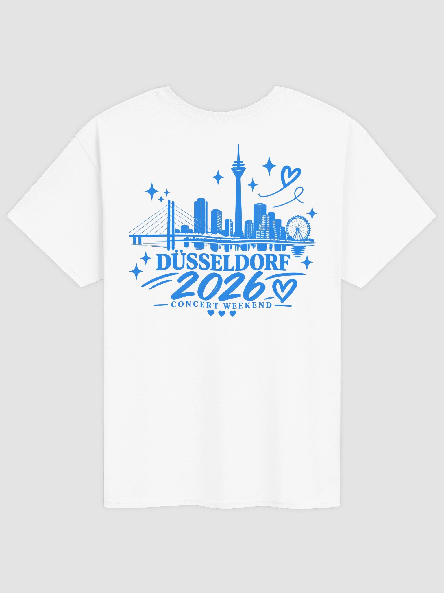 I Want It That Way Düsseldorf 2026 Shirt | City Skyline Back Print Concert Tee product image (4)
