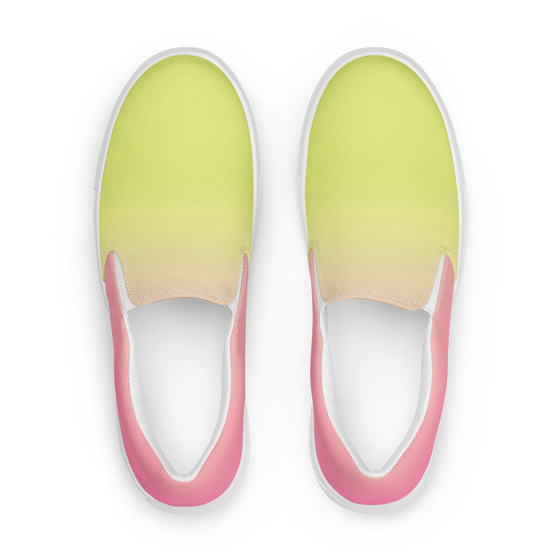 Pink Gradient Slip-On Canvas Shoes product image (1)