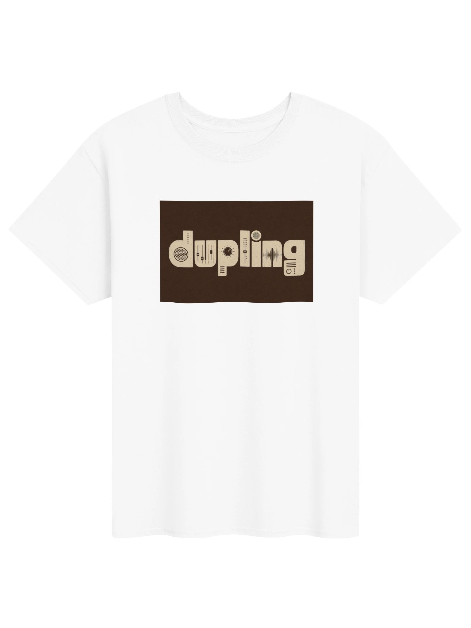 dupling Screen Print Tee (White) product image (1)