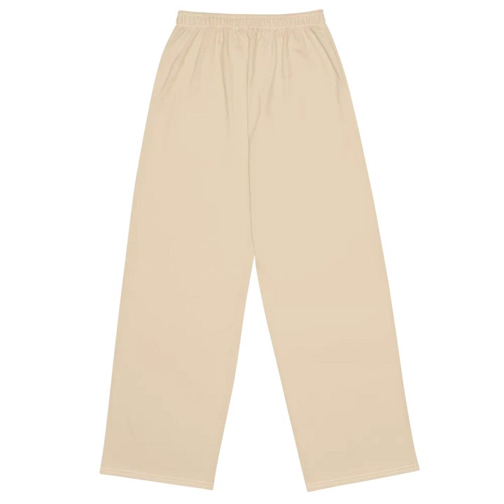 Beige Bliss Unisex Wide-Leg Pants product image (2)