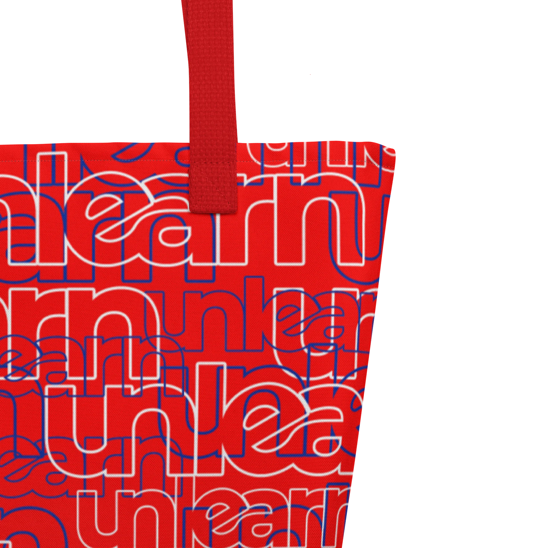 Wired Tote Bag: Red product image (3)