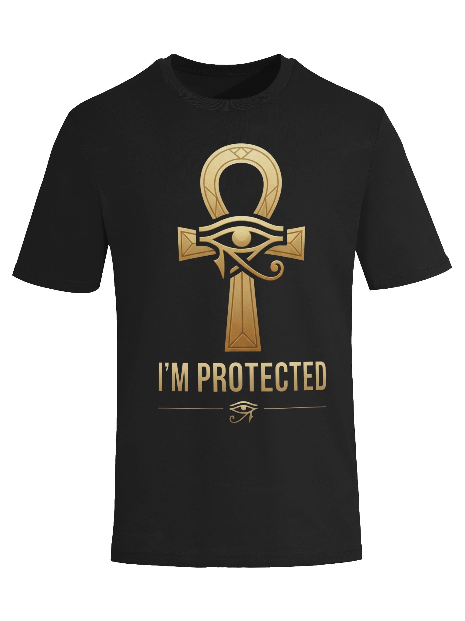 I'm Protected Ankh & Eye of Horus T-Shirt – Ancient Egyptian Protection Symbol Tee | Spiritual Awakening Unisex Shirt product image (5)