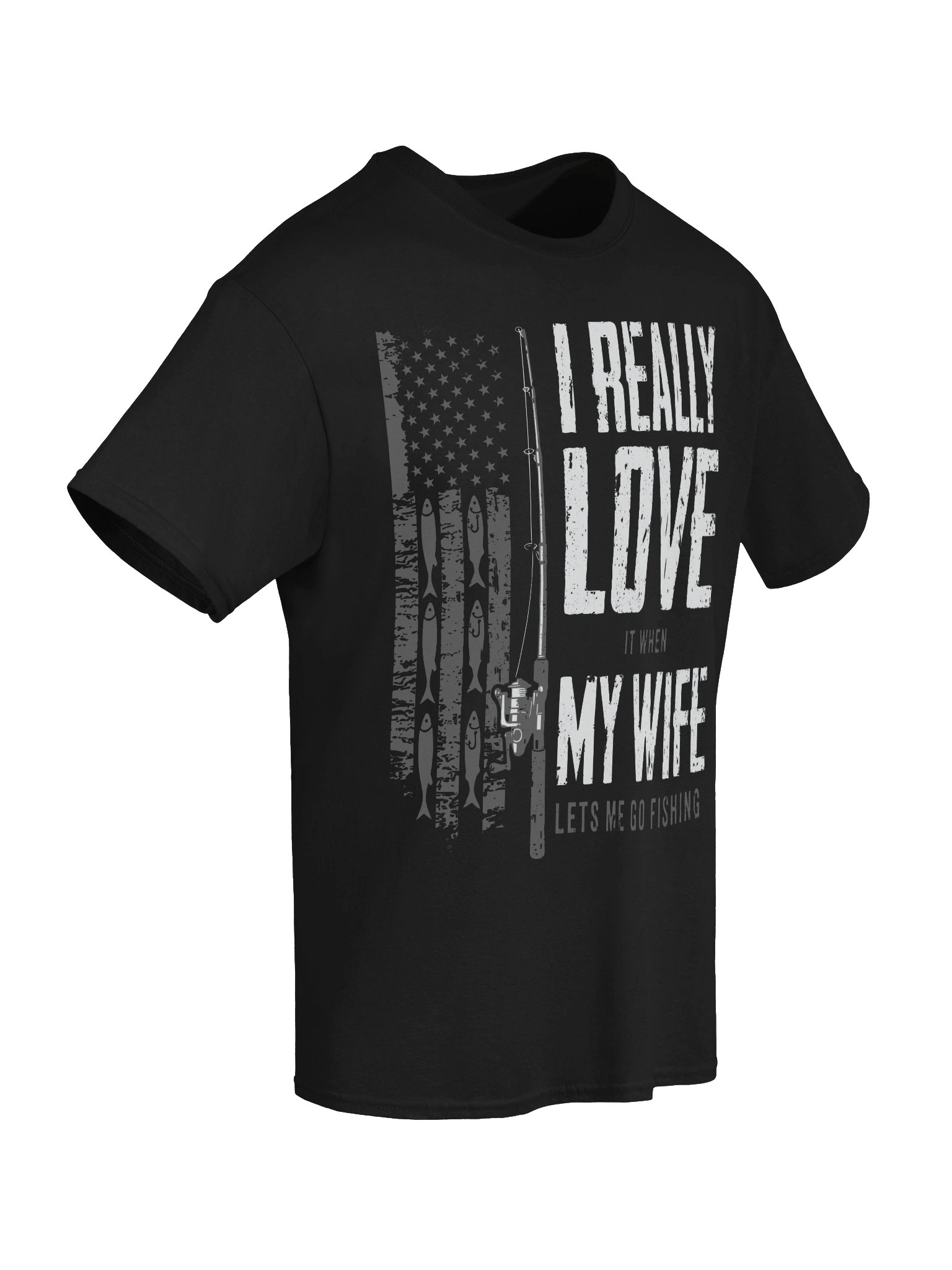 I Love My Wife Funny Fishing Shirt product image (6)